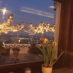 There is very nice view from the Restorant to the city...