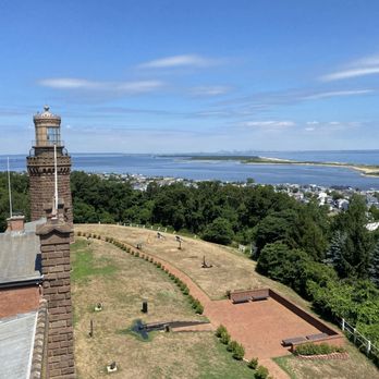 Twin Lights Historic Site - View from the South Lighthouse tower - Museums Near Me - Highlands, New Jersey Twin Lights Historic Site - View from the South Lighthouse tower - Museums Near Me - Highlands, New Jersey