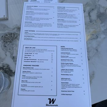 The Woolworth - Menu - Cocktail Bars Near Me - Dallas, Texas