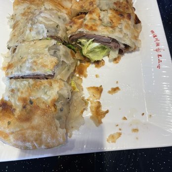 Special Noodle - Beef wrap and stir fried Chinese broccoli. - Chinese Near Me - Newark, California