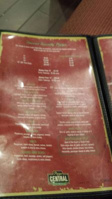 Menu photo 6 Pizza Central USA Evans, GA Menu photo 6 Pizza Central USA Evans, GA