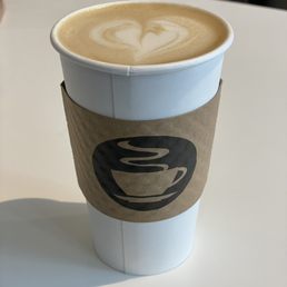 Oat milk latte Oat milk latte