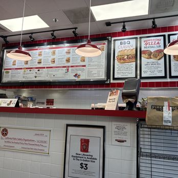 Firehouse Subs - Counter and menu posted - Sandwiches Near Me - Menifee, California Firehouse Subs - Counter and menu posted - Sandwiches Near Me - Menifee, California