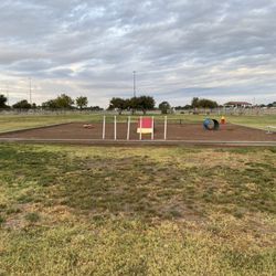Del Norte Dog Park - Large dog area... there are a ton of sticker patches where I am standing. Bleh. 10/6/2022