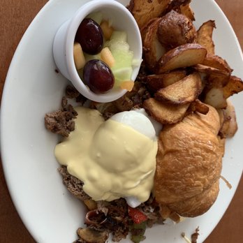Peach Valley Cafe - Had the Philly steak croissant egg Benedict - Breakfast & Brunch Near Me - Maitland, Florida Peach Valley Cafe - Had the Philly steak croissant egg Benedict - Breakfast & Brunch Near Me - Maitland, Florida