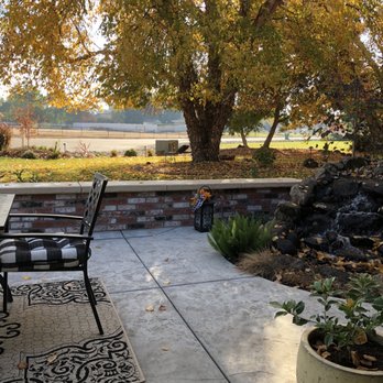 Silvertree Landscaping - Courtyard and waterfall - Landscape Architects or Designers Near Me - Manteca, California