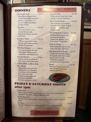 Menu photo 1 Mel & Faye's Diner Jackson, CA