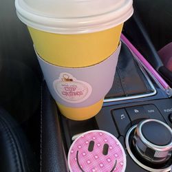 Hot latte and free stickers!