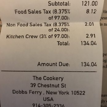 The Cookery - Receipt - Italian Near Me - Dobbs Ferry, New York The Cookery - Receipt - Italian Near Me - Dobbs Ferry, New York