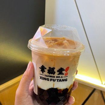 Xing Fu Tang - Brown Sugar Boba Black Tea Latte - Bubble Tea Near Me - Milpitas, California