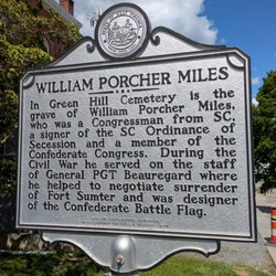 William Porcher Miles - William Porcher Miles Historical Marker, Union
