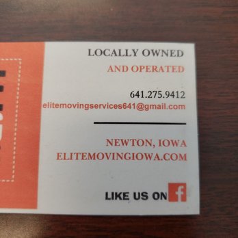 Elite Moving Services 26 Photos Movers 112 E 2nd St S Newton Ia Phone Number Yelp
