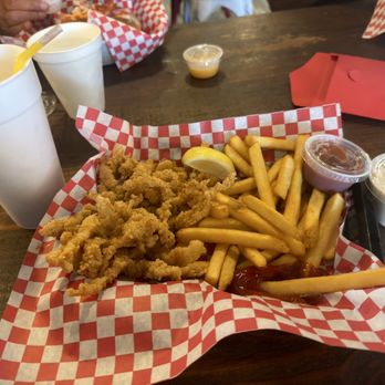 DJs Clam Shack - Clam strips. - Seafood Near Me - Indian Shores, Florida