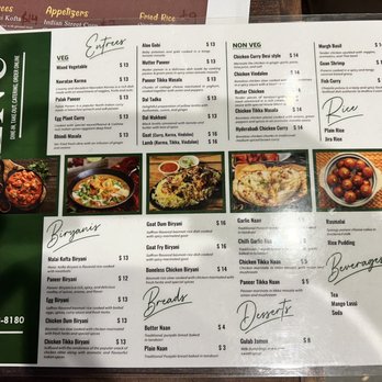 Aha The Indian Grill - Menu - Indian Near Me - Spring Hill, Tennessee