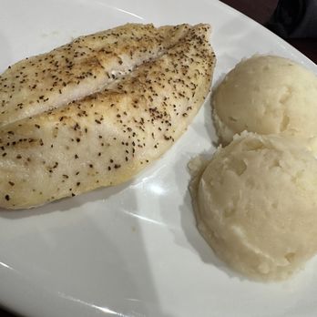 Eatz Uptown - a fish fillet and mashed potatoes - Southern Near Me - Bristol, Tennessee