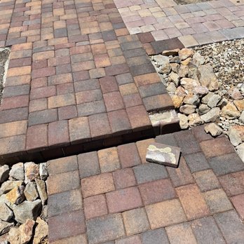MBA Landscaping Service - More pavers falling apart. - Landscaping Near Me
