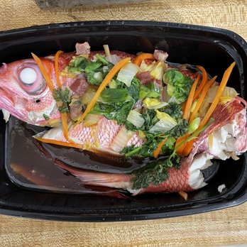 Blue Seafood Company - STEAMED ONAGA - Seafood Near Me - Honolulu, Hawaii Blue Seafood Company - STEAMED ONAGA - Seafood Near Me - Honolulu, Hawaii