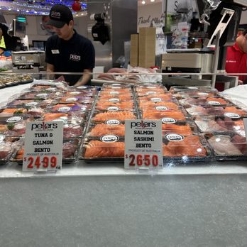 Peter's - Tuna and Salmon Sashimi Bento $24.99 / Salmon Sashimi Bento $26.50 - Seafood Markets Near Me - Sydney, NSW