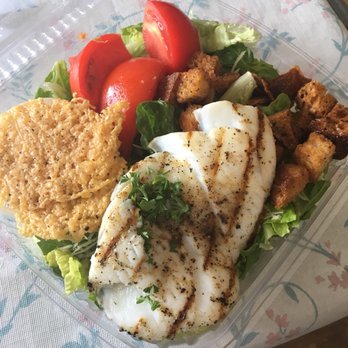 Alohamondays - Grilled Calamari Caesar Salad - Caterers Near Me - Hilo, Hawaii Alohamondays - Grilled Calamari Caesar Salad - Caterers Near Me - Hilo, Hawaii