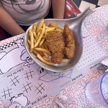 Kroll's Diner - Chicken tenders with fries - kids meal - German Near Me - Fargo, North Dakota