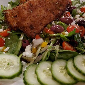 ASH gastropub - Atlantic Cod with Greek Salad - Gastropubs Near Me - Chicago, Illinois
