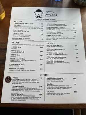Menu photo 2 Tacos Fita Beaverton, OR