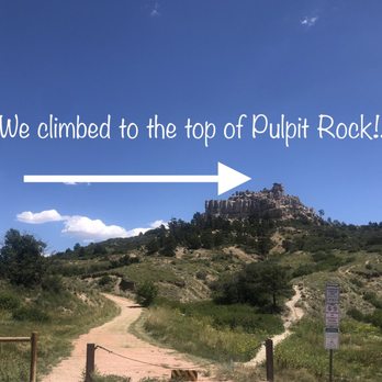 Pulpit Rock Park - Where we parked and took trail to the right straight up to Pulpit Rock - Hiking Near Me - Colorado Springs, Colorado Pulpit Rock Park - Where we parked and took trail to the right straight up to Pulpit Rock - Hiking Near Me - Colorado Springs, Colorado