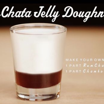 Good Fortune Restaurant - a shot of rum chocolate jelly doughnut - Chinese Near Me - Salisbury, Massachusetts