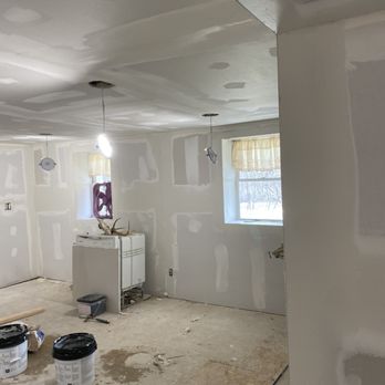 Truknowledge Contractors - Drywall installation and mudding for full basement remodel. - Flooring Near Me
