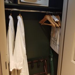 Closet with in room safe Closet with in room safe