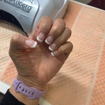 Smiley Nail Spa - French tips just like I wanted - Nail Salons Near Me - Walnut Creek, California