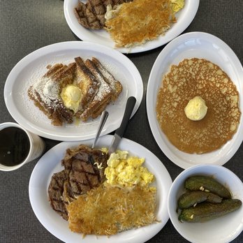 Victory Diner - Steak and eggs breakfast with French toast and pancakes - Burgers Near Me - Orange, California Victory Diner - Steak and eggs breakfast with French toast and pancakes - Burgers Near Me - Orange, California