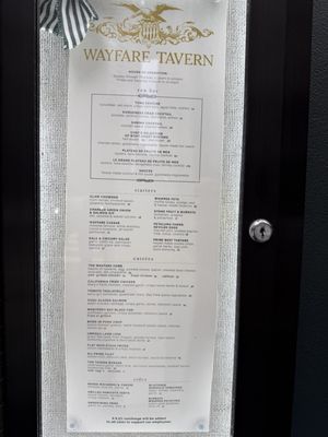 Menu photo 7 Wayfare Tavern San Francisco, CA Menu photo 7 Wayfare Tavern San Francisco, CA