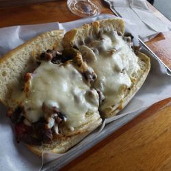 Albelo's Sub Shop - My wife got the philly cheese and she only ate half because we ordered alot of food.