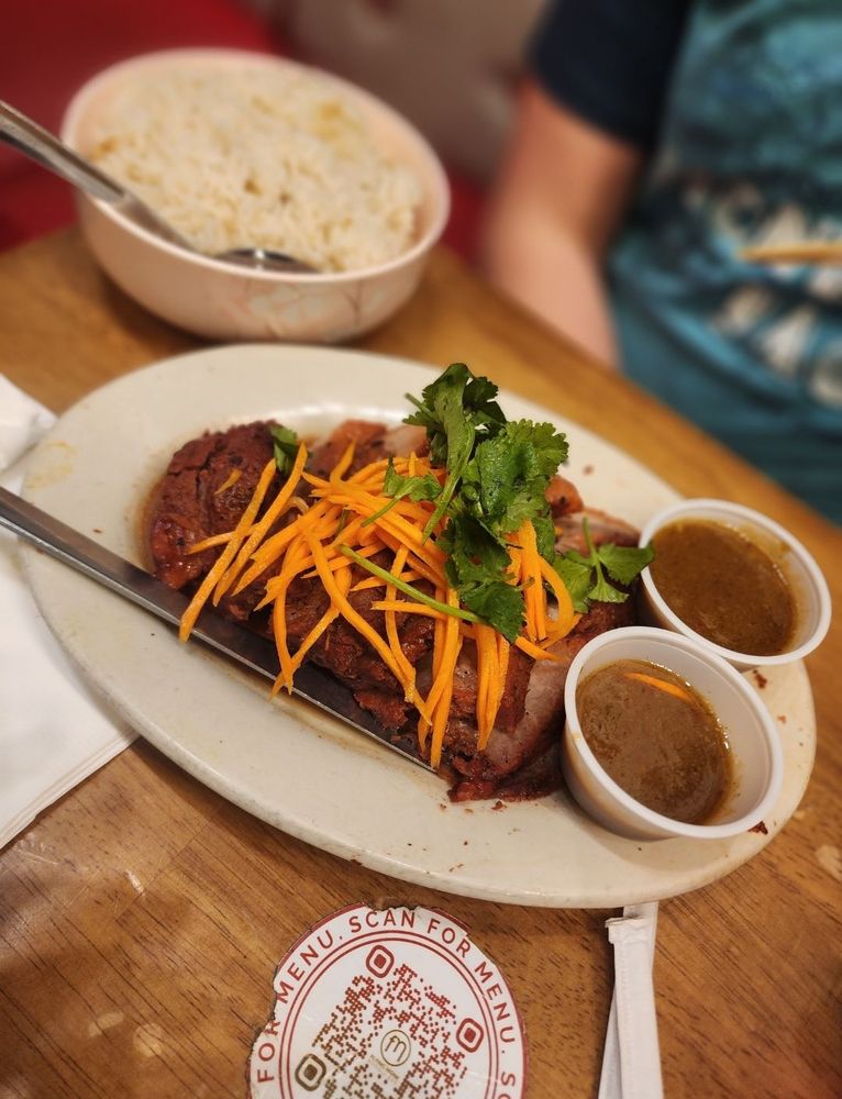 Food from The Flying Monk Noodle Bar