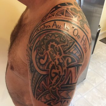 Green Light Tattoo - Sleeve/Shoulder/Back piece being done by Troy... great work - Piercing Near Me - Charlotte, North Carolina