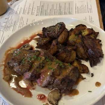Sixty Vines - Wood grilled Bavette Steak. Very tender and super flavorful. - New American Near Me - Plano, Texas