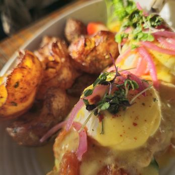 Kitchen Story - salmon yuzu Benedict - Breakfast & Brunch Near Me - Oakland, California