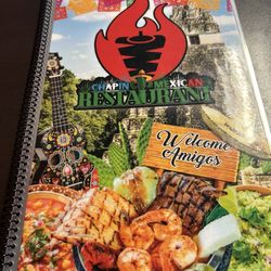 Restaurante Chapin Vasquez - Menu 2024