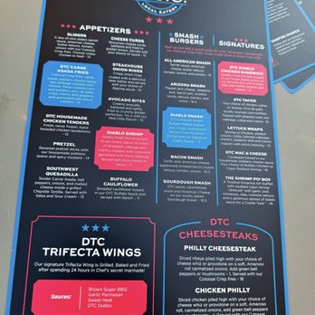 Dtc Sports Grill - Menu - Sports Bars Near Me - Tempe, Arizona Dtc Sports Grill - Menu - Sports Bars Near Me - Tempe, Arizona