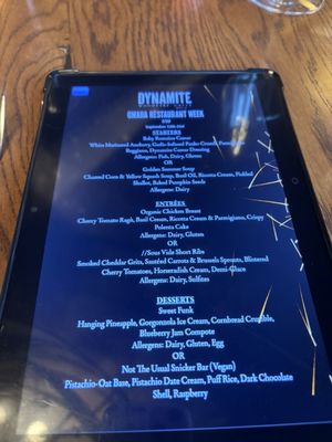 Menu photo 1 Dynamite Woodfire Grill Omaha, NE