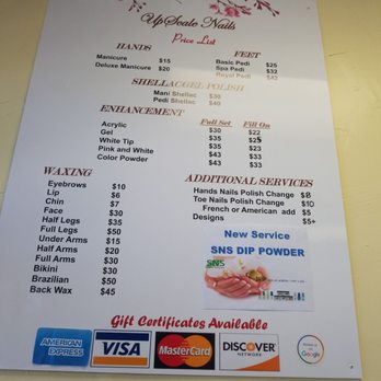 Up Scale Nails - Menu of services available - Nail Salons Near Me - Denver, Colorado Up Scale Nails - Menu of services available - Nail Salons Near Me - Denver, Colorado
