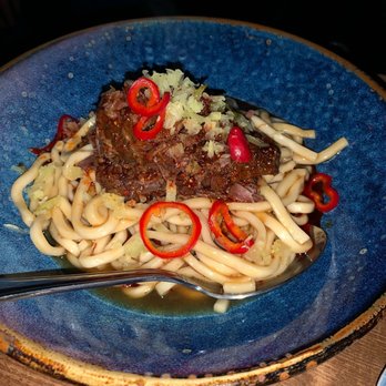 Reckless Noodle House - Ma La Braised Beef Cheek Noodle - Bars Near Me - Seattle, Washington