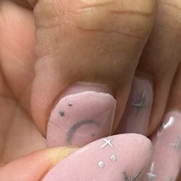 Nail started lifting.