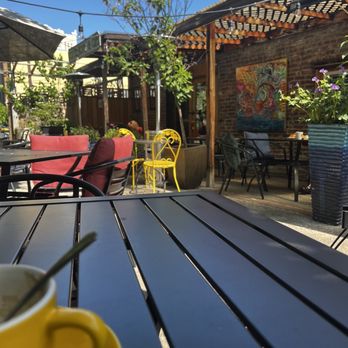 Bloomsbury Blends Cafe - a cup of coffee on a table - Coffee & Tea Near Me - Ashland, Oregon