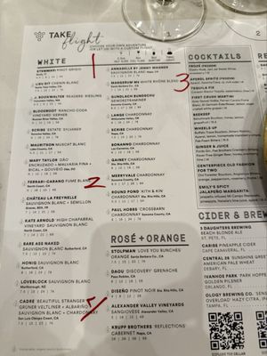 Menu photo 7 Sixty Vines Orlando, FL