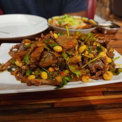 Yu Xiang Yuan - Beef and OX Tripe with chili sauce and peanuts