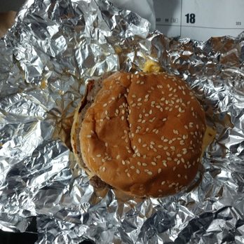Five Guys - Single bacon cheeseburger. $10.00 - Burgers Near Me - El Cajon, California Five Guys - Single bacon cheeseburger. $10.00 - Burgers Near Me - El Cajon, California