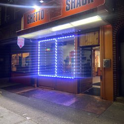 Ghetto Shack Restaurant - Soooooo legit . This place is fire and open tell 10ish get the steak , oxtail or jerk chicken