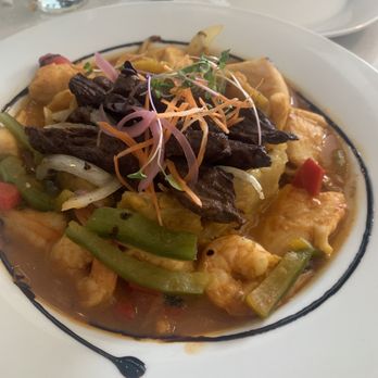 Desecheo Restaurant - Mofongo with skirt steak and other proteins - Puerto Rican Near Me - Aguadilla, Puerto Rico